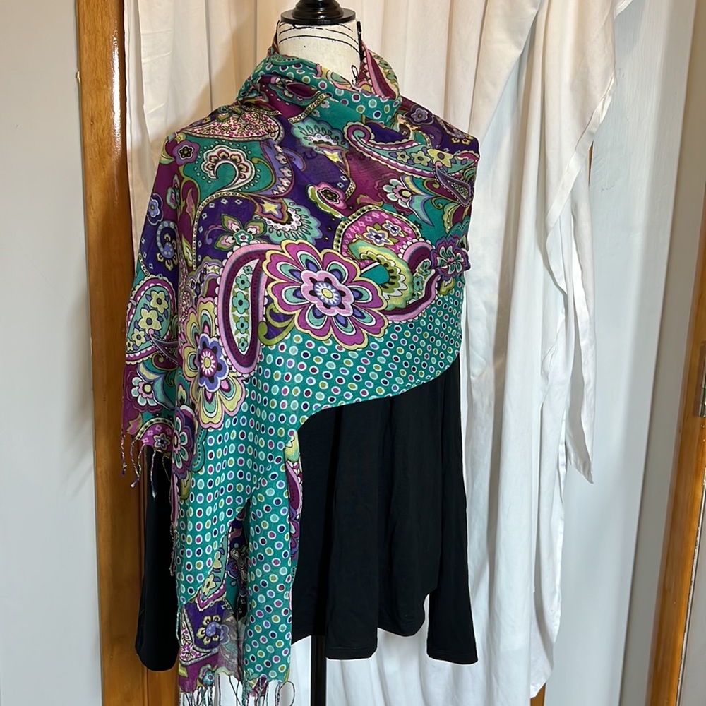 Vera Bradley Fringe Scarf